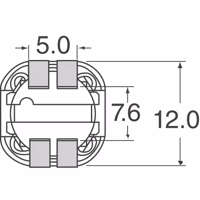 CDRH127NP-4R7NC Sumida America Components Inc.  Inductores fijos